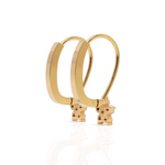 Load image into Gallery viewer, Fern Diamond Dropping Earrings