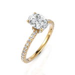Load image into Gallery viewer, Grand Oval Classic Fine Solitaire Diamond Ring (1.00 Ct. Oval Cut)