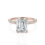 Load image into Gallery viewer, Mystical Emerald Cut Solstice Ring (1.50 CT. Solitaire)