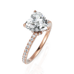 Load image into Gallery viewer, Blazing Solitaire Heart Cut Diamond Ring (2.00 CT. Heart Cut)