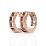 Load image into Gallery viewer, True Elegant Princess Cut Diamond hoops