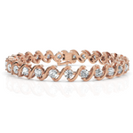 Load image into Gallery viewer, Exquisite S-shape Round Cut Diamond Bracelet