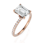 Load image into Gallery viewer, Mystical Emerald Cut Solstice Ring (1.50 CT. Solitaire)