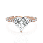 Load image into Gallery viewer, Heart Cut Engagement Solitaire Ring (2.00 CT. Heart)