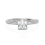 Load image into Gallery viewer, The Stanzi Princess Cut Diamond Ring (0.50 CT. Princess Cut)