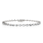 Load image into Gallery viewer, Spectacular Pear Cut Diamond Tennis Bracelet