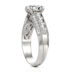 Load image into Gallery viewer, Lustre Solitaire Round Cut Diamond Ring (1.00 Ct. Solitaire)