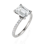 Load image into Gallery viewer, Mystical Emerald Cut Solstice Ring (1.50 CT. Solitaire)