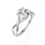 Load image into Gallery viewer, Lustre Solitaire Diamond Ring (1.50 CT. Round Cut)