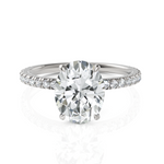 Load image into Gallery viewer, Immense Oval Cut Diamond Solitaire Ring (2.00 CT. Oval Cut)