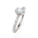 Load image into Gallery viewer, Classic Pear Solitaire Diamond Ring (0.50 CT. Pear)