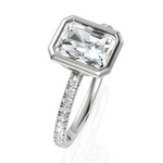 Load image into Gallery viewer, Radiant Cut Diamond Engagement Ring (1.50 CT. Solitaire)
