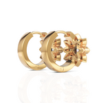 Load image into Gallery viewer, Radiating Floral Diamond Earrings