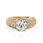 Load image into Gallery viewer, Antiquated Round Cut Diamond Solitaire Ring (1.00 CT. Round Cut)