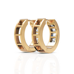 Load image into Gallery viewer, True Elegant Princess Cut Diamond hoops