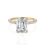 Load image into Gallery viewer, Mystical Emerald Cut Solstice Ring (1.50 CT. Solitaire)