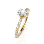 Load image into Gallery viewer, Classic Pear Solitaire Diamond Ring (0.50 CT. Pear)