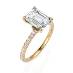 Load image into Gallery viewer, Mystical Emerald Cut Solstice Ring (1.50 CT. Solitaire)