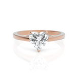 Load image into Gallery viewer, Solitaire Heart Diamond Ring
