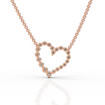 Load image into Gallery viewer, Glimmer Heart Diamond Pendant