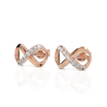 Load image into Gallery viewer, Eternal Infinity Diamond Earrings
