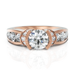 Load image into Gallery viewer, Desire Solitaire Wedding Ring (1.00 CT. Center Diamond)