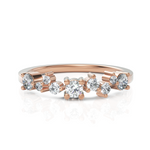 Load image into Gallery viewer, Scattered Miracle Round Diamond Ring
