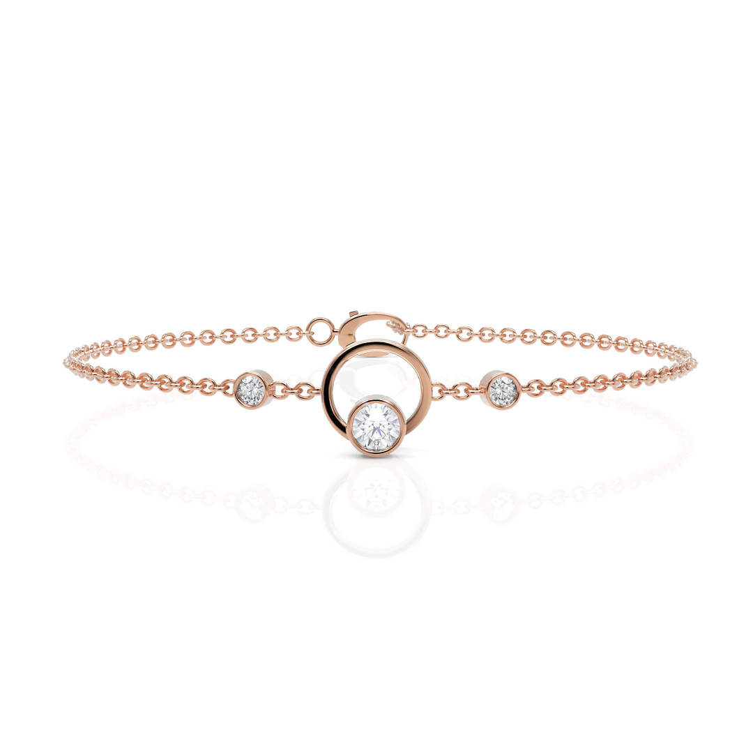 WHISPERING EMBRACE WILLOW DIAMOND BRACELET