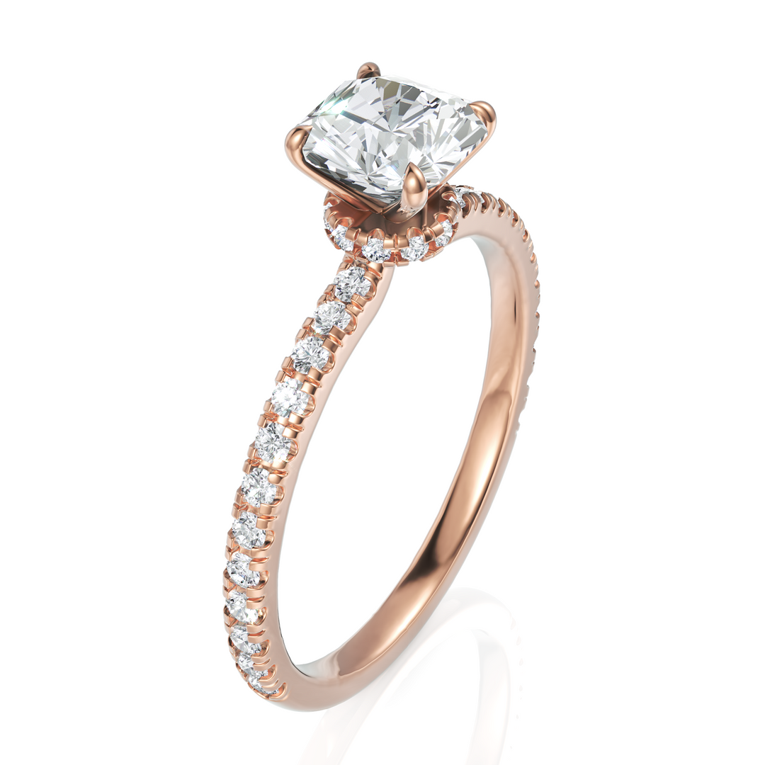 Glorious Radiant Square Diamond Ring (1.00 CT. Radiant Square)