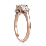 Load image into Gallery viewer, Troupe Round Three Stone Round Cut Diamond Ring (1.5 CT. Center Diamond)
