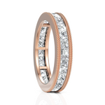 Load image into Gallery viewer, Princess Cut Diamond Eternity Wedding Band