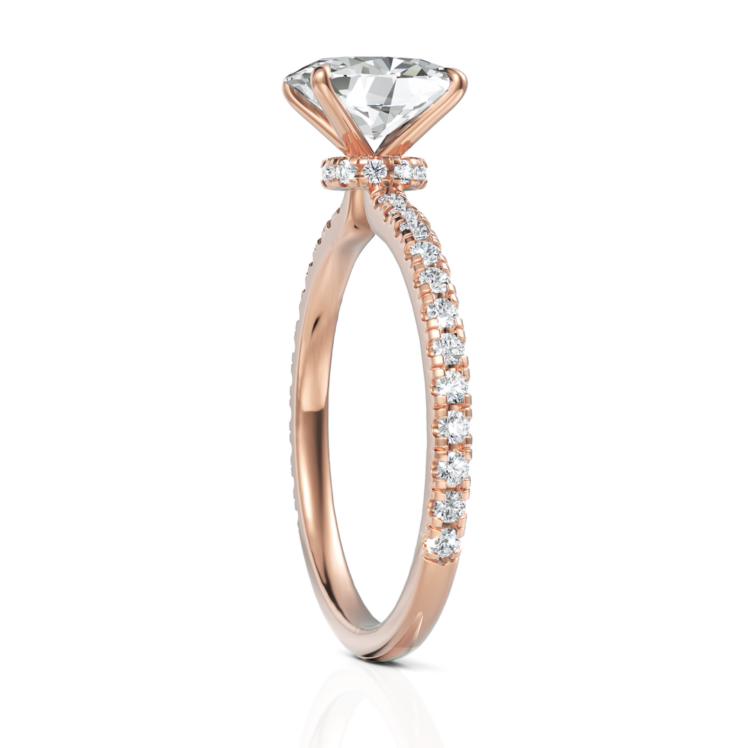 Grand Oval Classic Fine Solitaire Diamond Ring (1.00 Ct. Oval Cut)