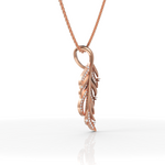 Load image into Gallery viewer, Tendril Fern Diamond Pendant ( Neck Chain Is Not A Part Of The Product And Can Be Bought Separately )
