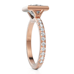 Load image into Gallery viewer, Charming Princess Cut Diamond Solitaire Ring With Bezel Set (2.00 CT. Princess Cut)
