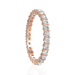 Load image into Gallery viewer, Brimming Round Cut Diamond Full Eternity Band
