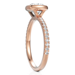 Load image into Gallery viewer, Charming Cushion Cut Diamond Solitaire Ring With Bezel Set (1.50 CT. Solitaire)