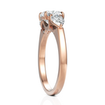 Load image into Gallery viewer, Threeling Solitaire Diamond Wedding Ring With Round Cut &amp; Pear Cut Diamonds (1.50 CT. Round Cut)