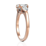 Load image into Gallery viewer, Asscher Cut &amp; Pear Cut Solitaire Diamond Ring (1.50 CT. Asscher Cut)