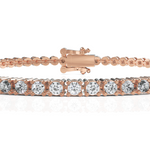 Load image into Gallery viewer, Everyday Round Cut Diamond Tennis Bracelet(0.067 Each)
