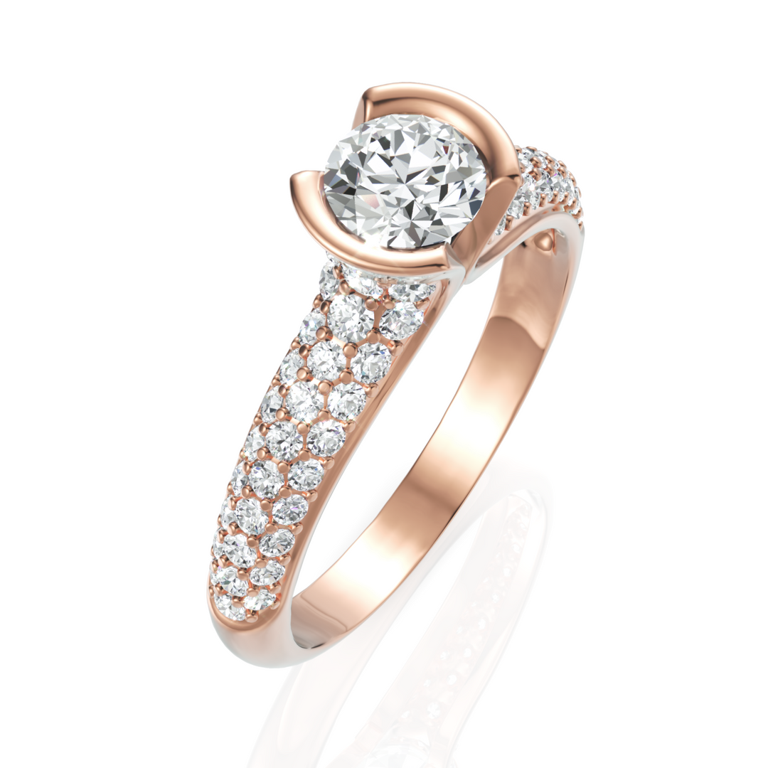 Prolific Unique Diamond Setting Ring