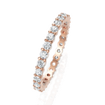 Load image into Gallery viewer, Brimming Round Cut Diamond Full Eternity Band
