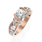 Load image into Gallery viewer, Desire Solitaire Wedding Ring (1.00 CT. Center Diamond)