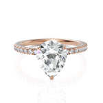 Load image into Gallery viewer, Dropping Pear Cut Solitaire Diamond Ring (2.00 CT. Pear Cut)