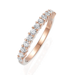 Load image into Gallery viewer, Glistening Classic Diamond Half Eternity Band
