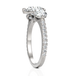 Load image into Gallery viewer, Trinity Pear Cut &amp; Round Cut Three Solitaire Diamond Ring (1.50 CT. Pear Cut)