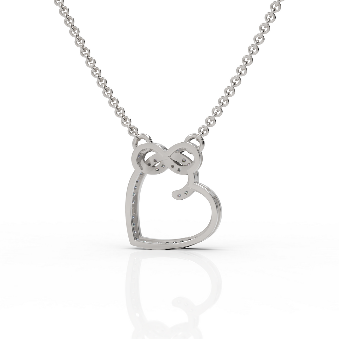 Infinity Love Diamond Pendant