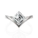 Load image into Gallery viewer, Solitude Mirage Asscher Cut 1.50 CT. Diamond Ring
