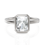 Load image into Gallery viewer, Bezel Set Radiant Cut Diamond Solitaire Ring (1.50 CT. Solitaire)