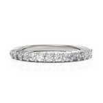 Load image into Gallery viewer, Glistening Classic Diamond Half Eternity Band
