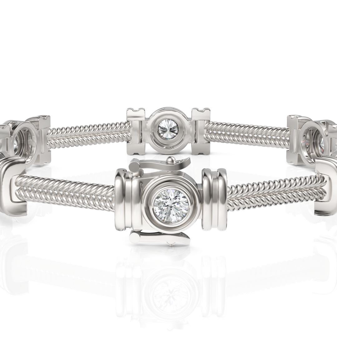 Distinctive Bold Diamond Bracelet